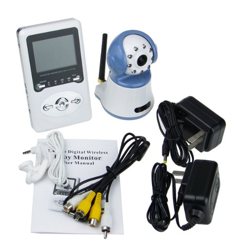 24TFTLCD24GHzWirelessVideo2WayTalkBabyMonitor