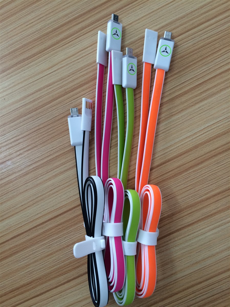 colorfulUSBcablewithBenzlogoforIphone6plus5S5C5