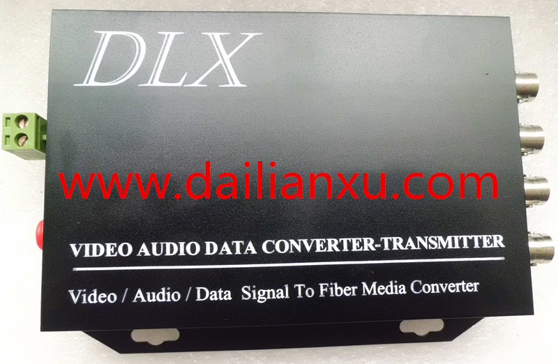 DLX-DVOP04-E 4channels Video +1CH Reverse RS485 Fiber Optical Transmitter and Receiver