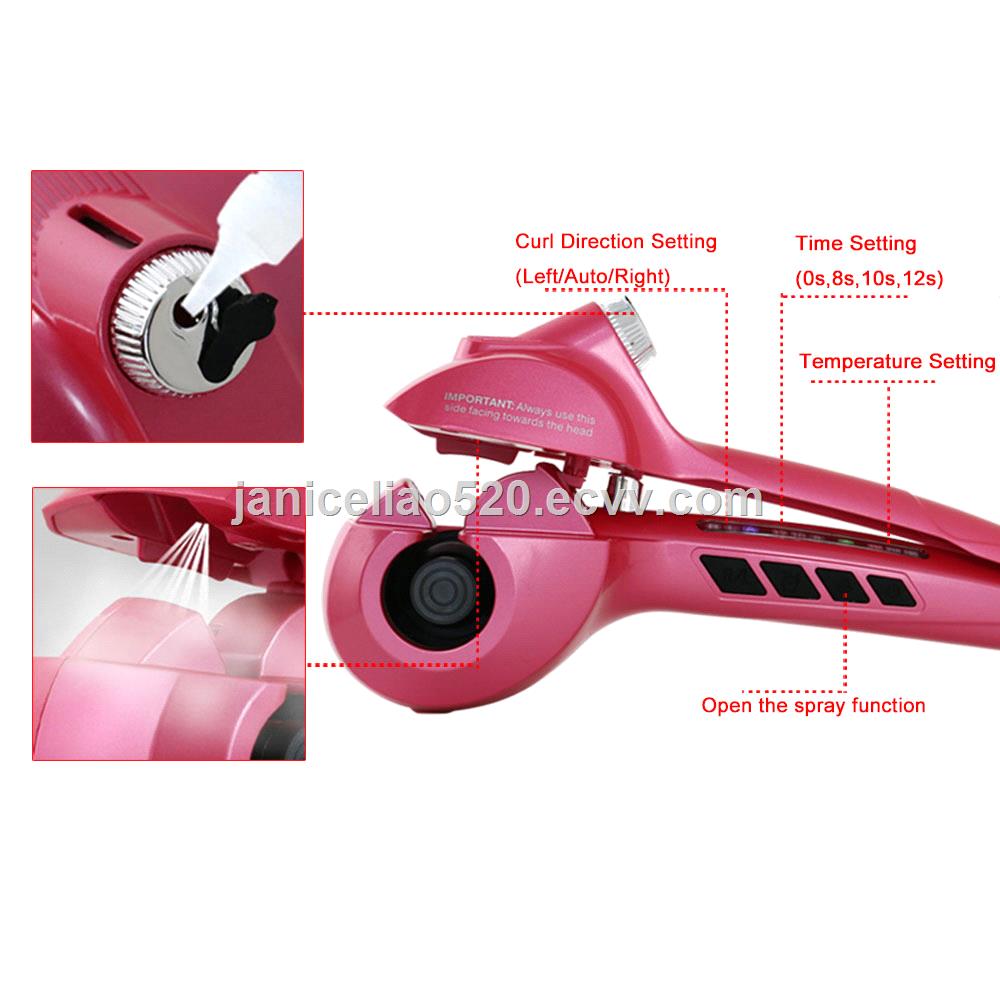 WholesaleHotEasyCurlVaporCurlingIronNewAutomaticSteamHairCurler