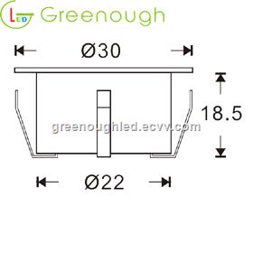 LEDDeckLightLEDOutdoorFloorLightingGNHFD023WF