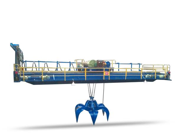 QZ Model Hydraulic Grab Bucket Overhead Crane Bridge Crane for Handling Bulk Material