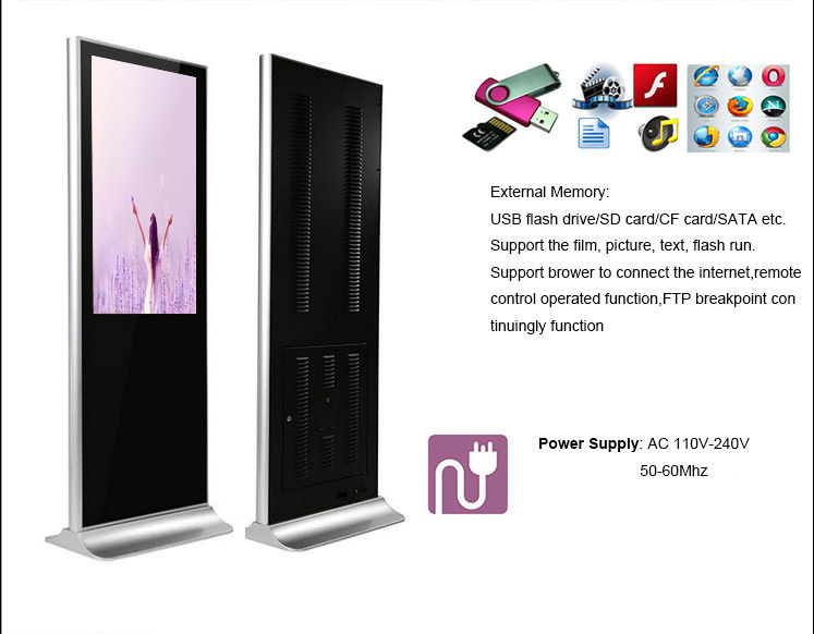 Standaloneindoorwirelesswifiindoortvscreenpanellcdwallmountingadplaywithmediascreen