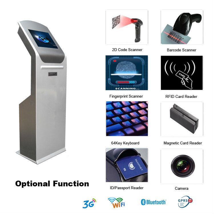 SlimStandTouchScreenInformationKiosk
