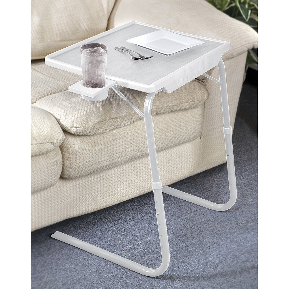 Tablemate II White with Cup Holder