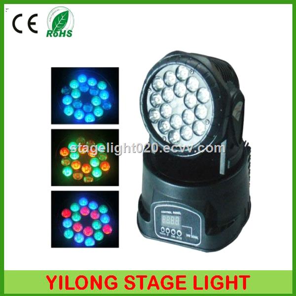 18x3W RGB Moving Head WashHanging UplightCheap LED Stage Light Factory