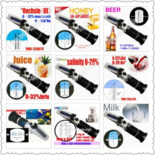 All Kinds of Handleld Refractometers