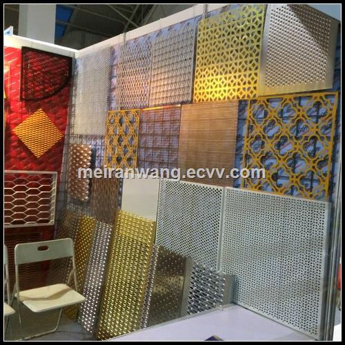 Building Facade Decorative stretched aluminum expanded metal mesh