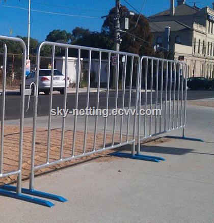 GalvanizedsteelUsedConcertCrowdControlBarriers