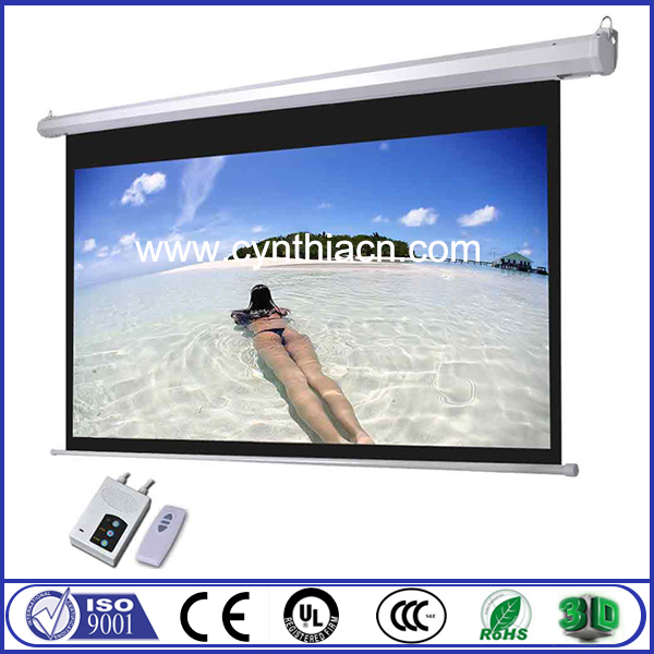Projector screen electric motorized screens projection HD 3D 4K 1080P motor automatic