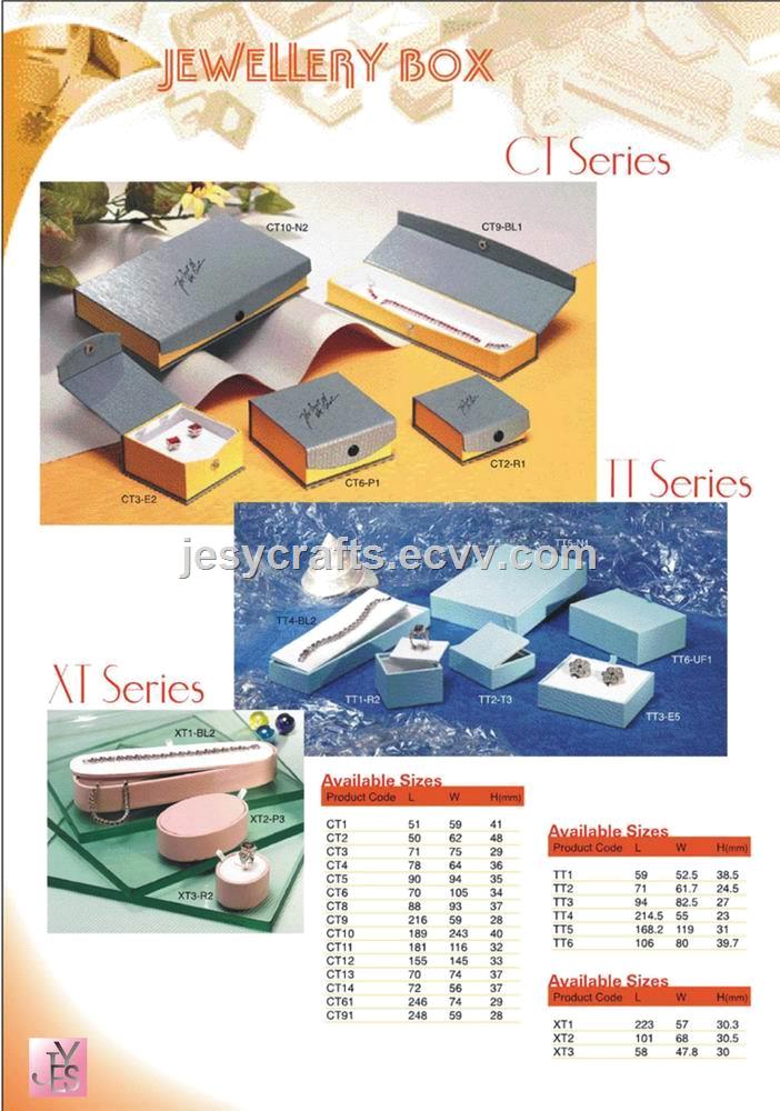 Seriesofjewelrypackagings