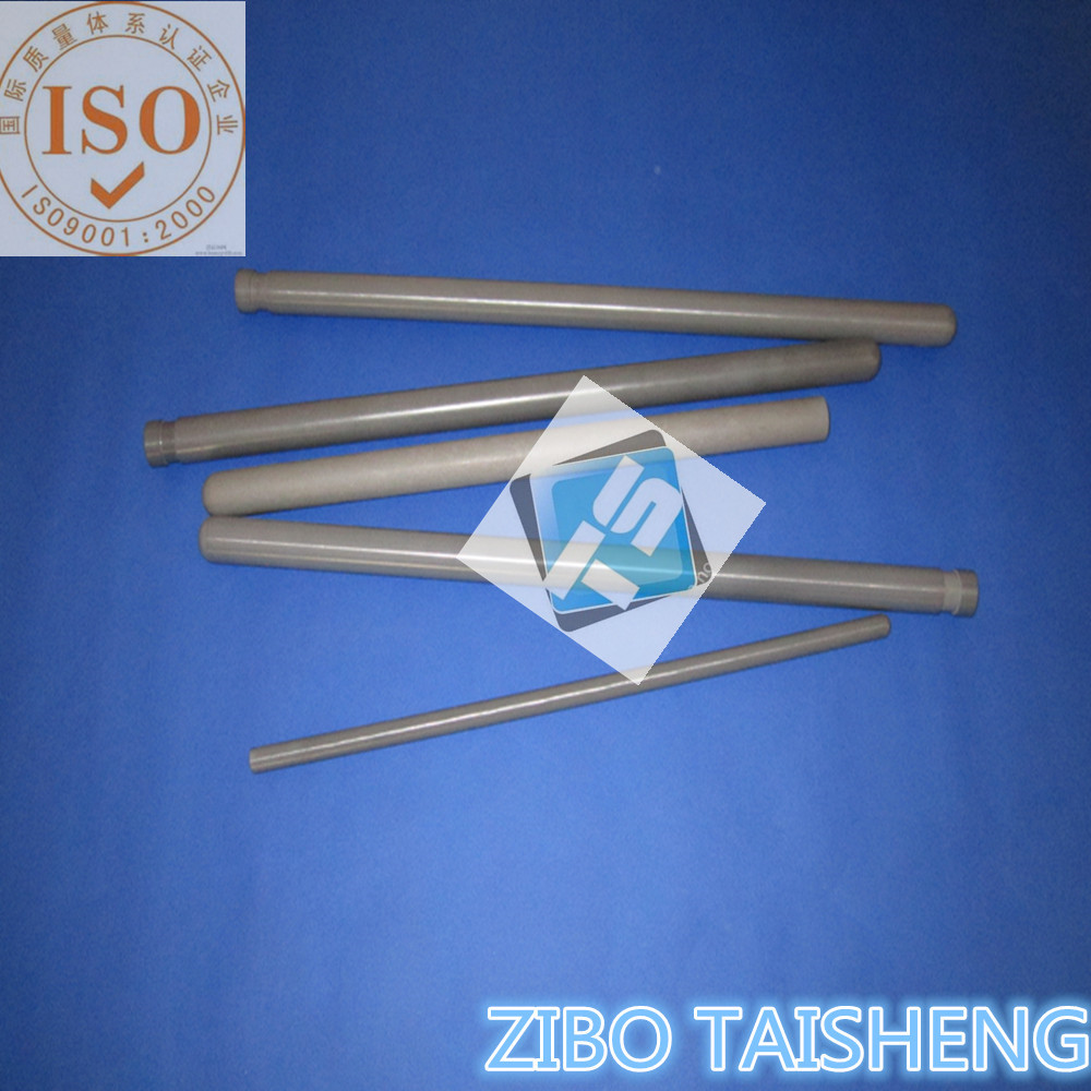 22-12*400-900mm Si3N4 Thermocouple Protection Tube Replaces Sic Tube
