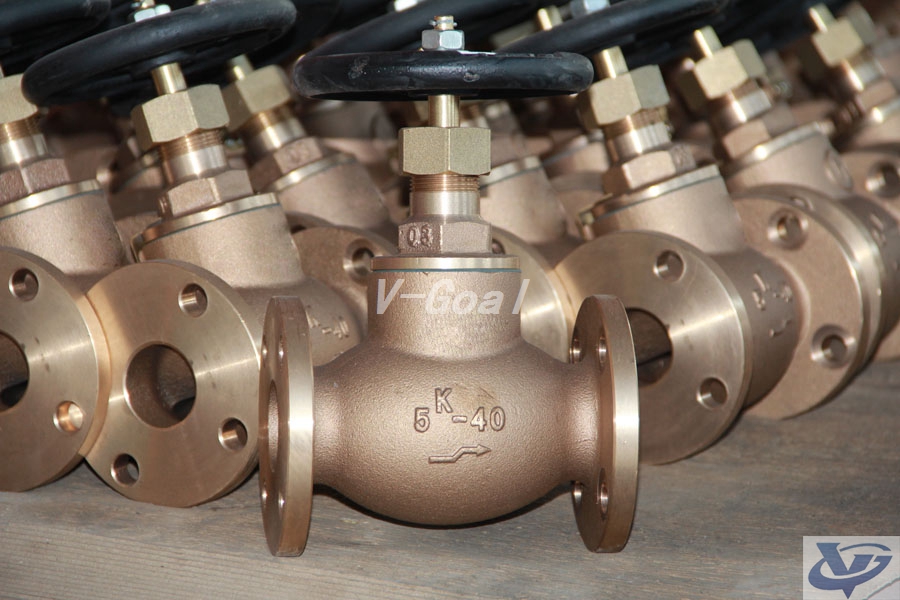 JIS F7301F7303 Marine valves Bronze or Brass Globe valve