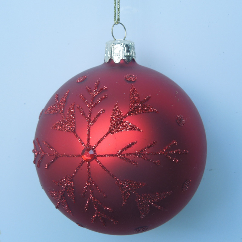 Christmas Day Glass Ball Decorative Hand Painting Glass Globes