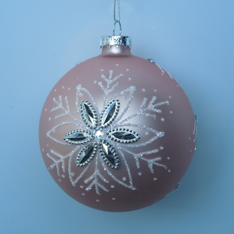 Christmas Day Hanging Glass Ball Handmade Glass Globe