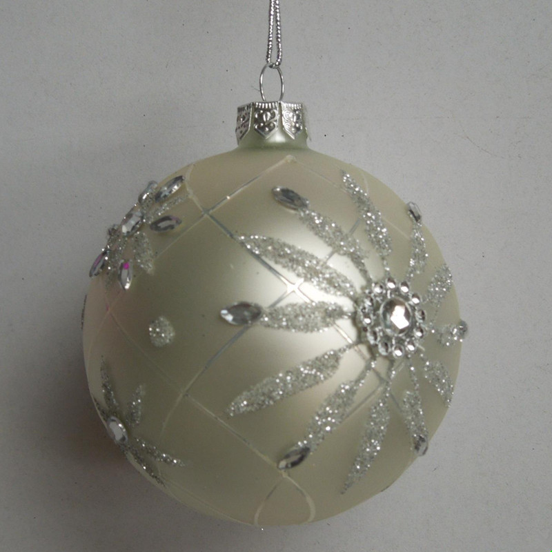 Christmas Day Glass Ball Hanging Glass Globe Home Decoration