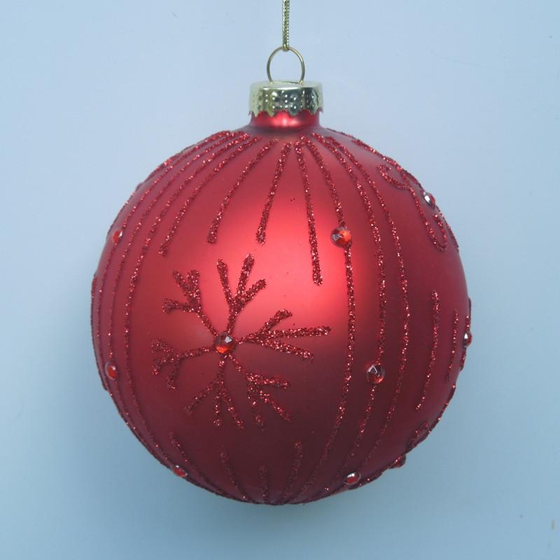 Beautiful Handmade Glass Ball for Christmas Day Decorative China Glass Globe Supplier