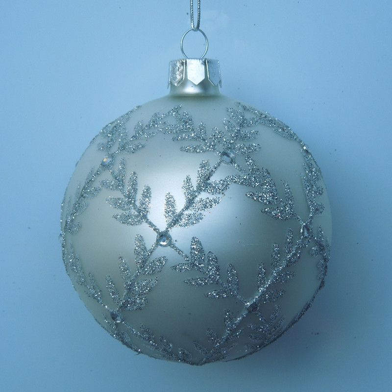 Beautiful Handmade Glass Ball for Christmas Day Decorative China Glass Globe Supplier