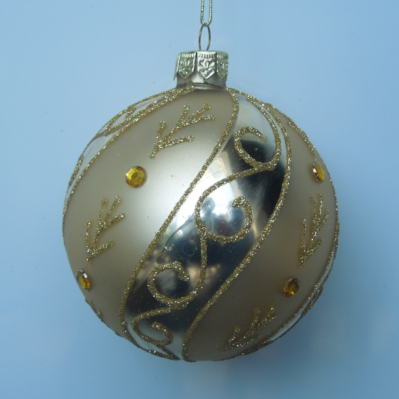 Christmas Day Glass Balls Home Decoration Handmade Painting Glass Globe