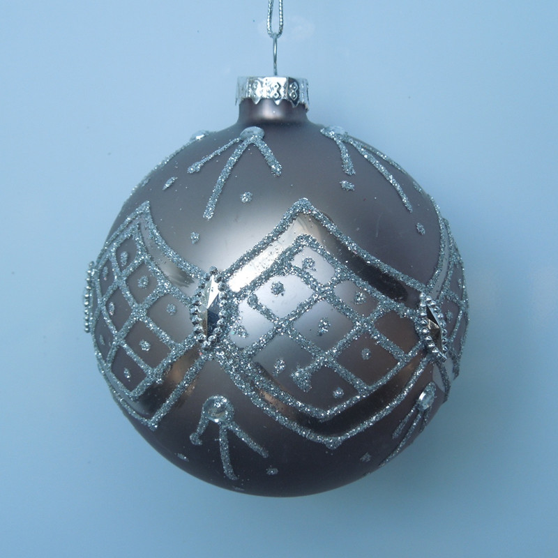 Christmas Day Glass Balls Home Decoration Handmade Painting Glass Globe