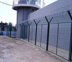 Razor barbed wire for detention centers