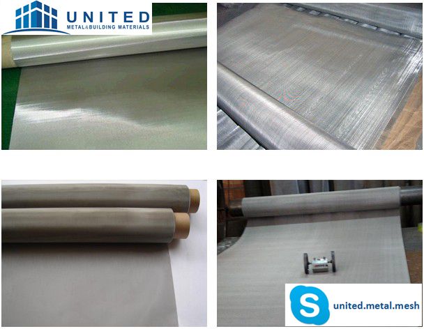 plain/twill weave 500 micron stainless steel wire mesh