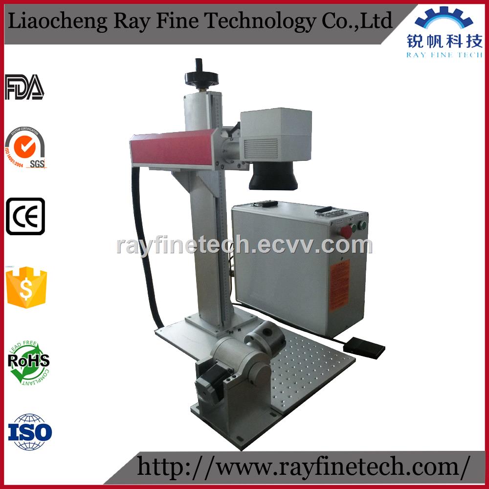 StainlessSteelIronCarbonSteelPlasticFiberLaserMarkingMachine