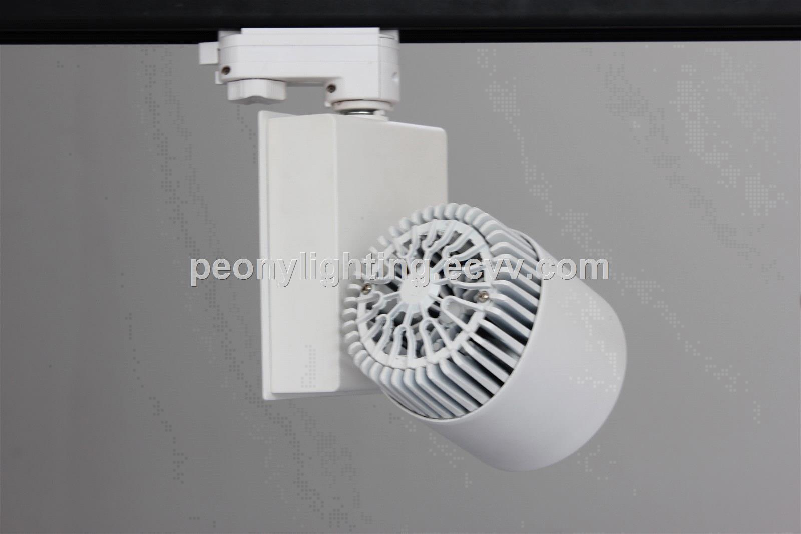 Sharp chip 2pin3pin4pin cob led track light30w dimmable led track light