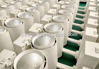 Sharp chip 2pin3pin4pin cob led track light30w dimmable led track light