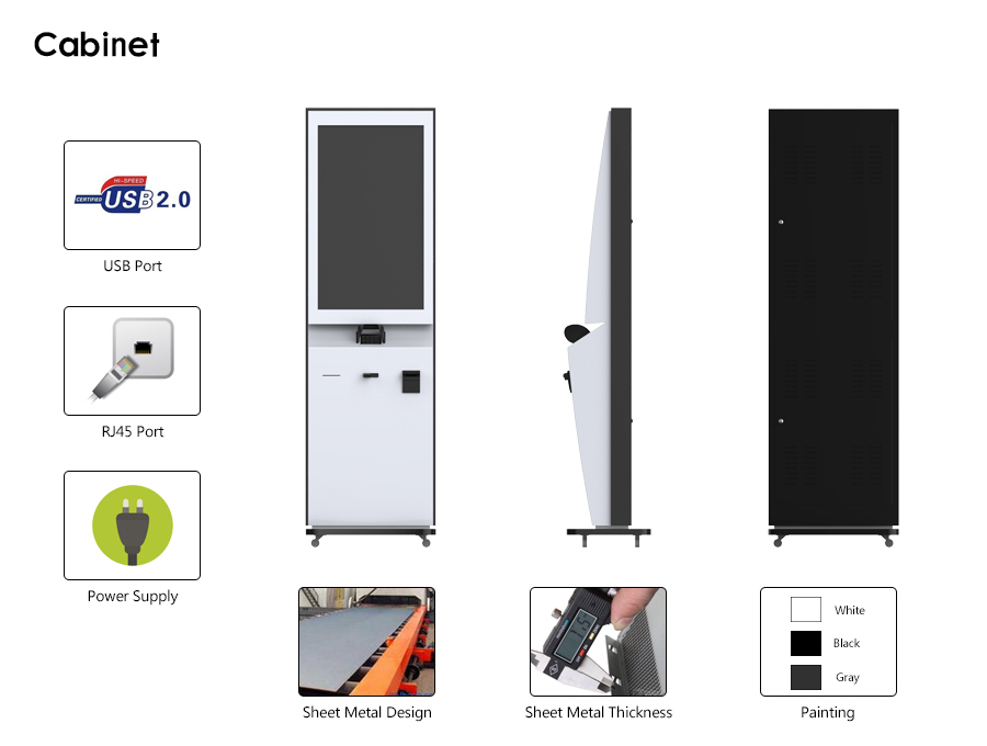 40inchlargescreenTicketVendingMachineformovietheatre