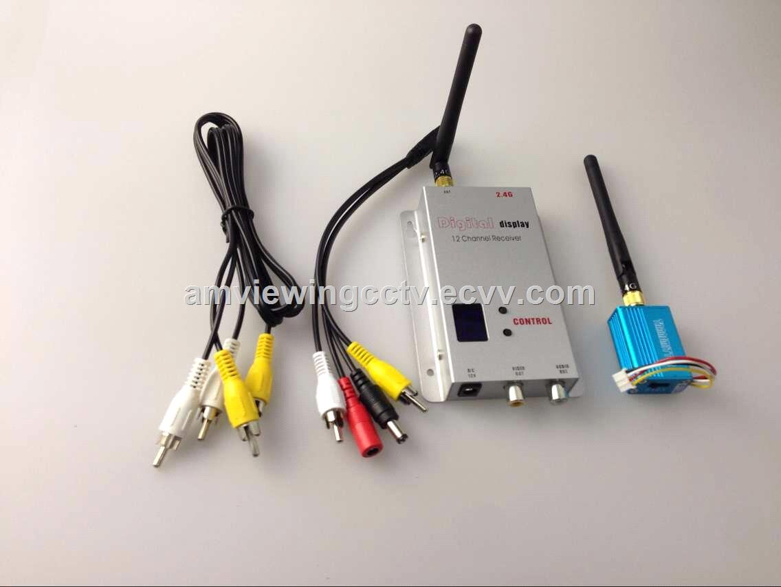 24G4Ch100mWWirelessAudioVideoTransceiverKits