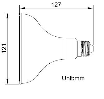 17WACCOBDriverlessDimmableLEDPar38LightLEDSpotlightLEDBulbLamp