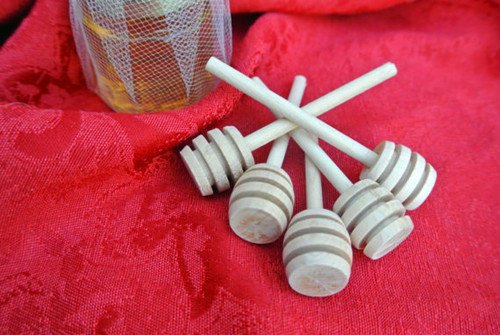 Wholesale Mini Wooden Honey Stick Honey Dipper Party Supply