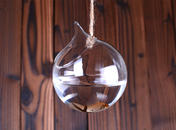 HangingGlassTerrariumVaseHomeDecorationCreativeWallmountedGlassGlobeWeddingProps