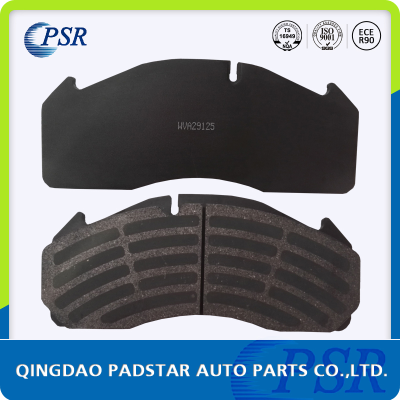hi-q wholesale auto parts disc truck brake pads WVA29125 with damped coating