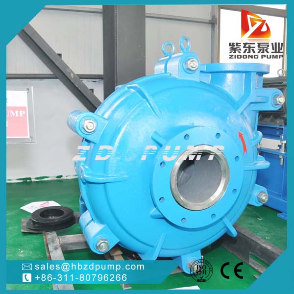 Centrifugal Horizontal type Wear Resistent Mining Slurry pump