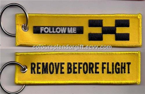 FollowMeRemoveBeforeFlightKeyChainAviationLuggageMotorcyclePilotCrewBag