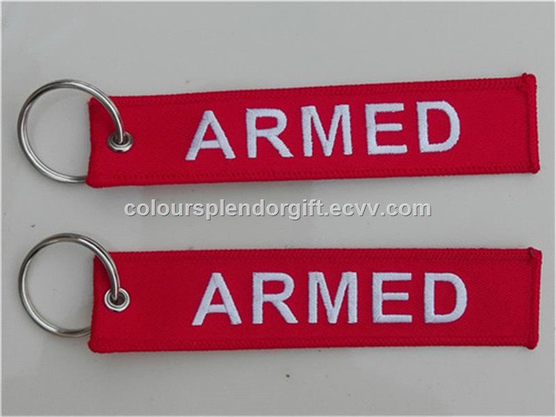 ArmedEmbroideryKeychainKeyChainAcceptCustomasYourDesign