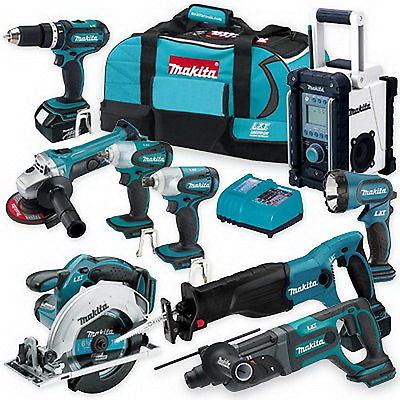 Makita Lxt902 18 Volt Lxt Lithium Ion 9 Piece Combo Kit From
