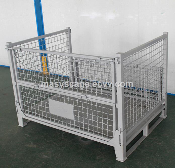 Warehouse Steel Pallet Basket Container