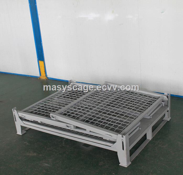 Warehouse Steel Pallet Basket Container