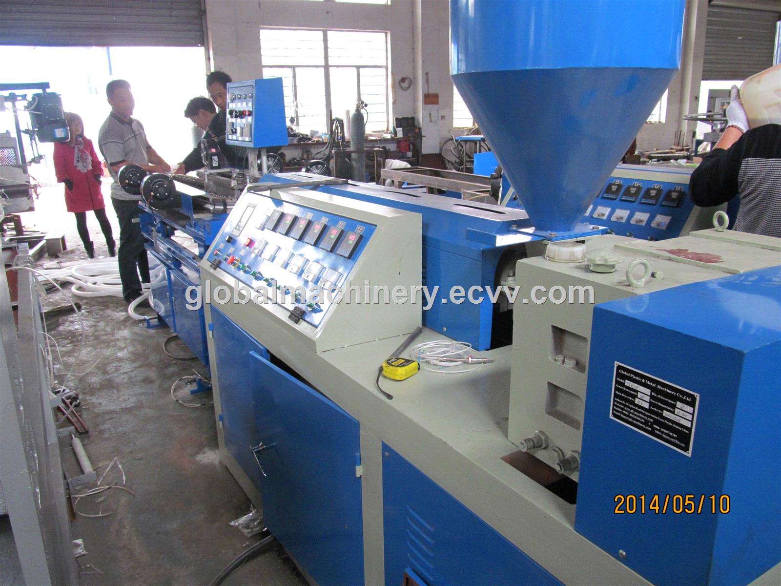 flexible plastic corrugated hose machine