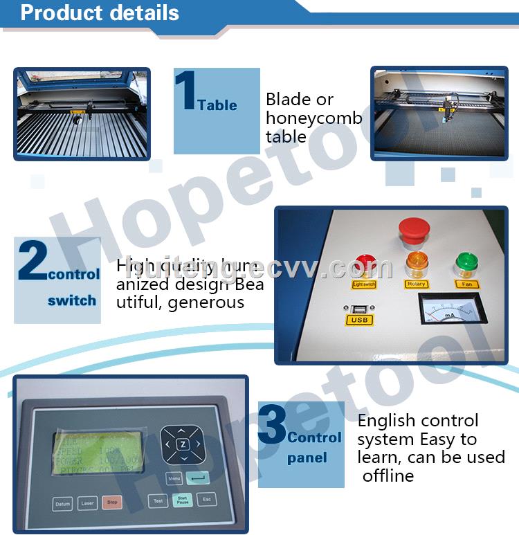 Long time lifetime Multifunctional co2 laser cutting machine price