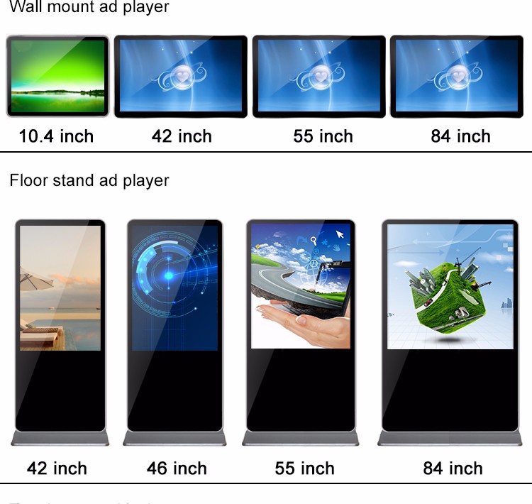 Best full color wall mount ad player