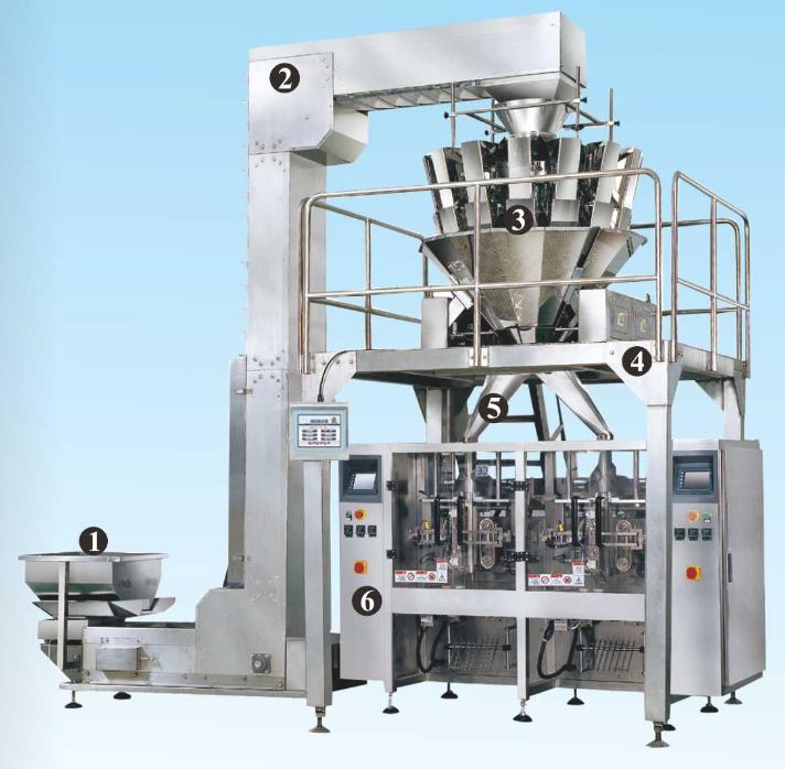 Automatic Frozen Chicken Fruit Vegetable Packing Machine