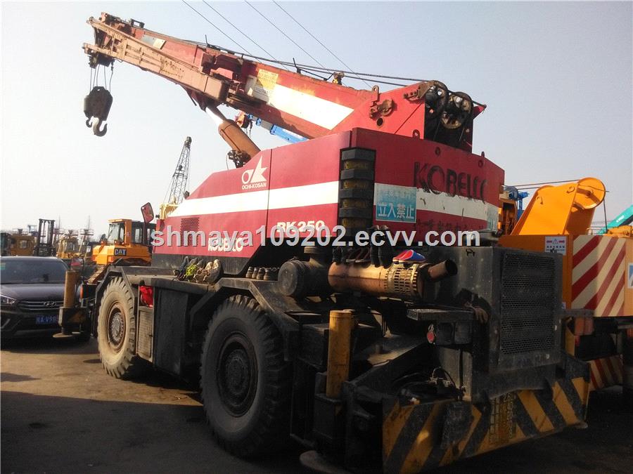 Used 25 ton Rough Terrain Cranekobelco RK250II