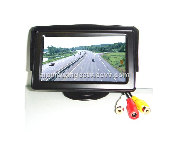 43 inch TFT LCD Monitor display with Dual VideoCar reversing preferential