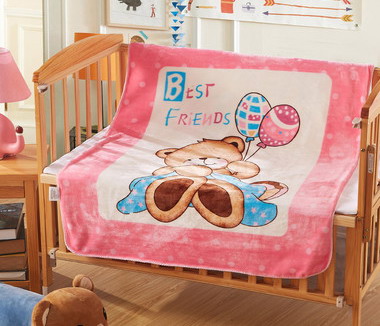 100 polyester super soft baby flannel blanket