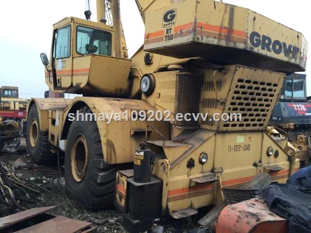 Used GROVE Rough Terrain Crane Grove RT750