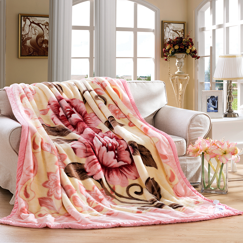 acrylic raschel polyerter printed blanket